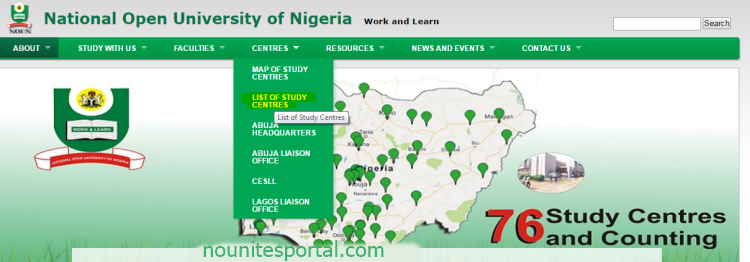 List of National Open University of Nigeria study centres