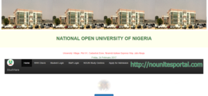 National Open University of Nigeria Nouonline.com Homepage nounitesportal.com