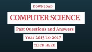 NOUN computer science past questions and answers