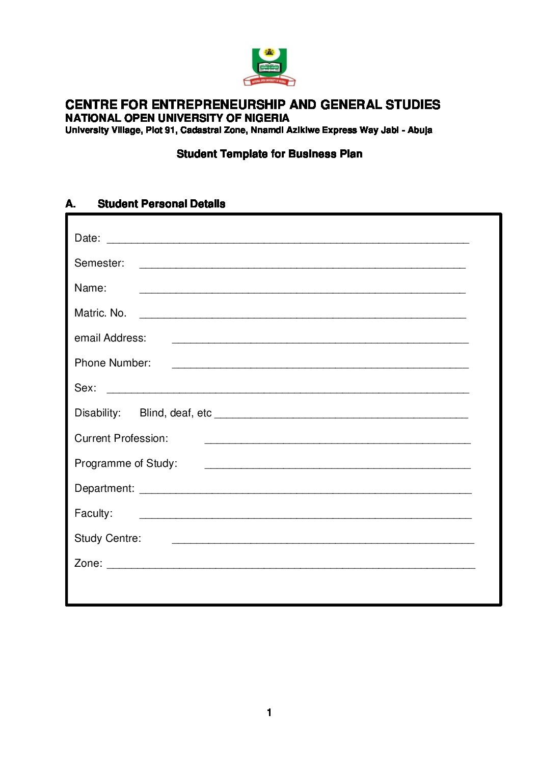  Get 24 Download Done Student Template Business Plan Examples For 