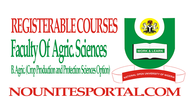 B. Agric. (Crop Production and Protection Sciences Option)